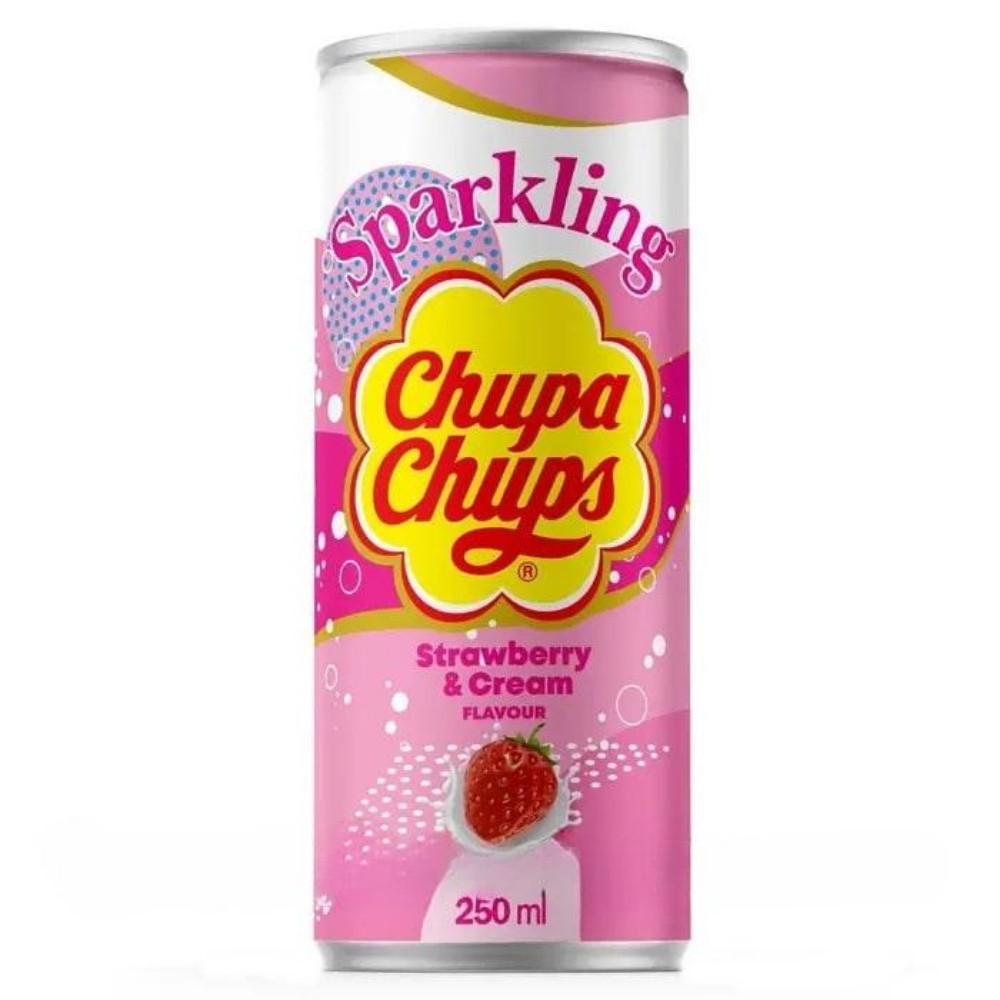 Напій Chupa Chups полуниця-крем 0,25 л ж/б