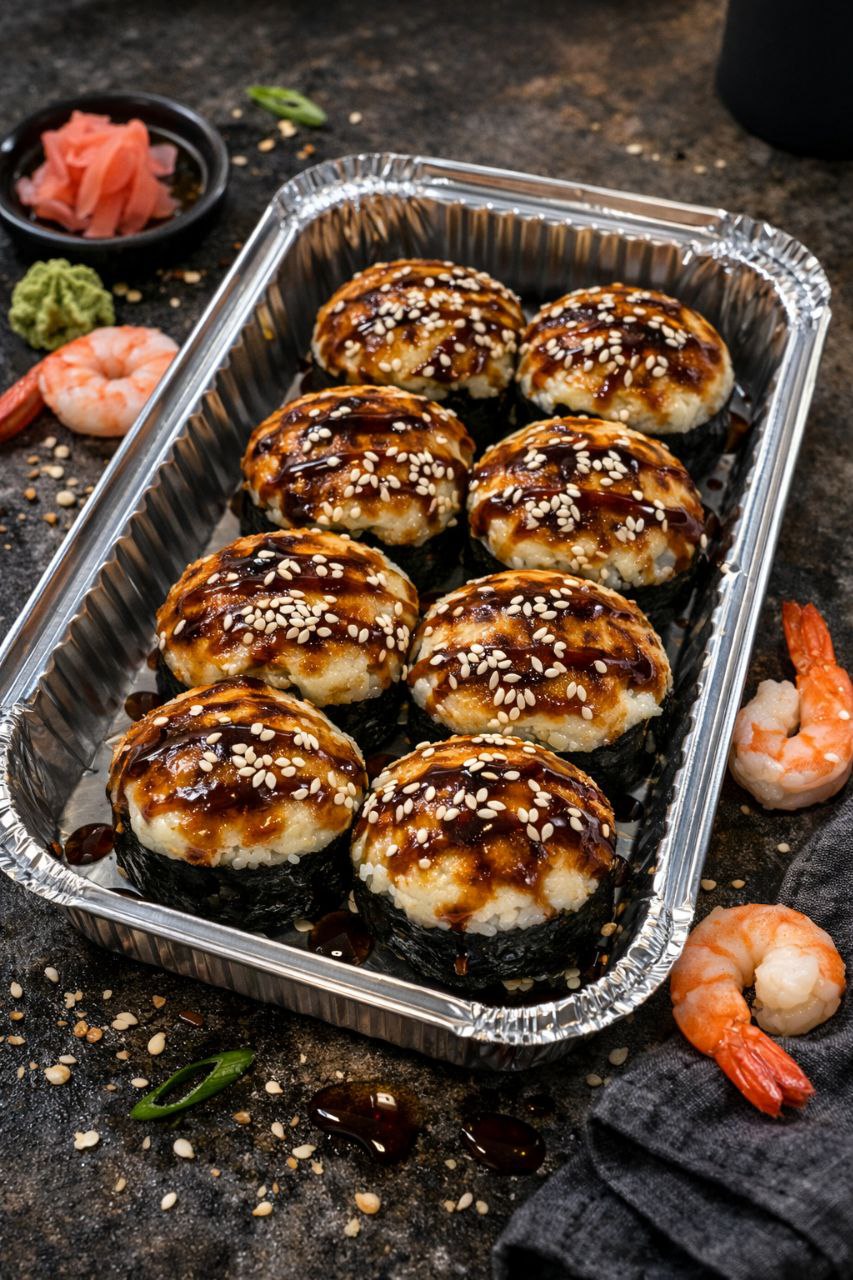 Запечений Рол з Креветкою