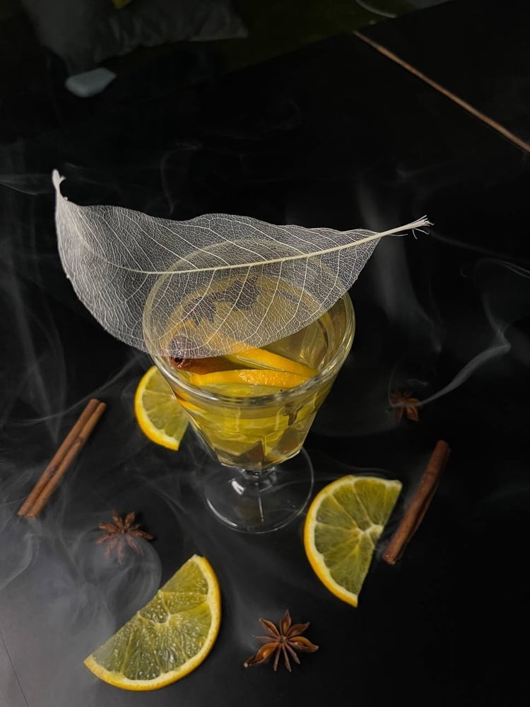 Глінтвейн на білому вині