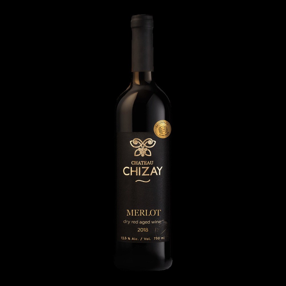 Chateau Chizay "Мерло"  (червоне напівсухе)