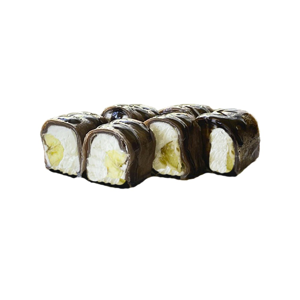Панкейк с ананасом и бананом