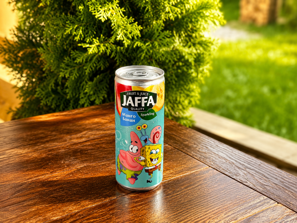 Напій газований з манго та банану Jaffa 0.25