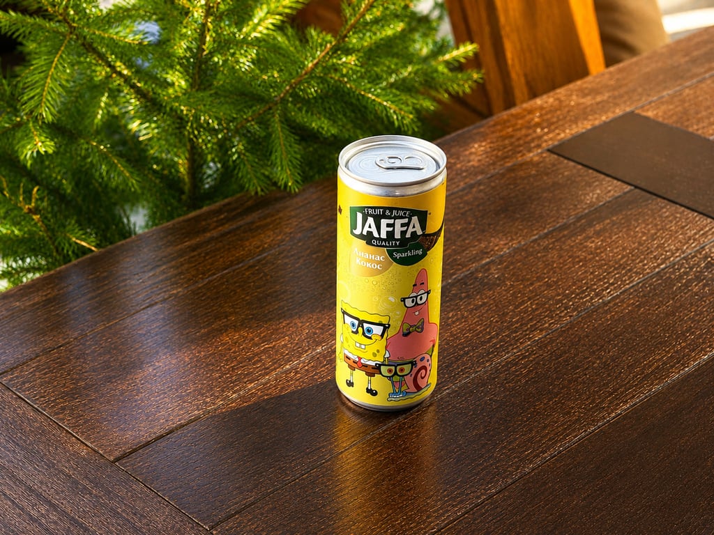 Напій газований ананасово-кокосовий Jaffa 0.25