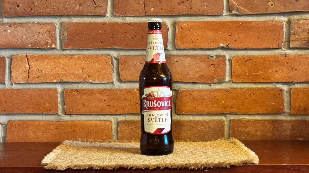 Пиво Krusovice Краловське Світле 0,5 скло