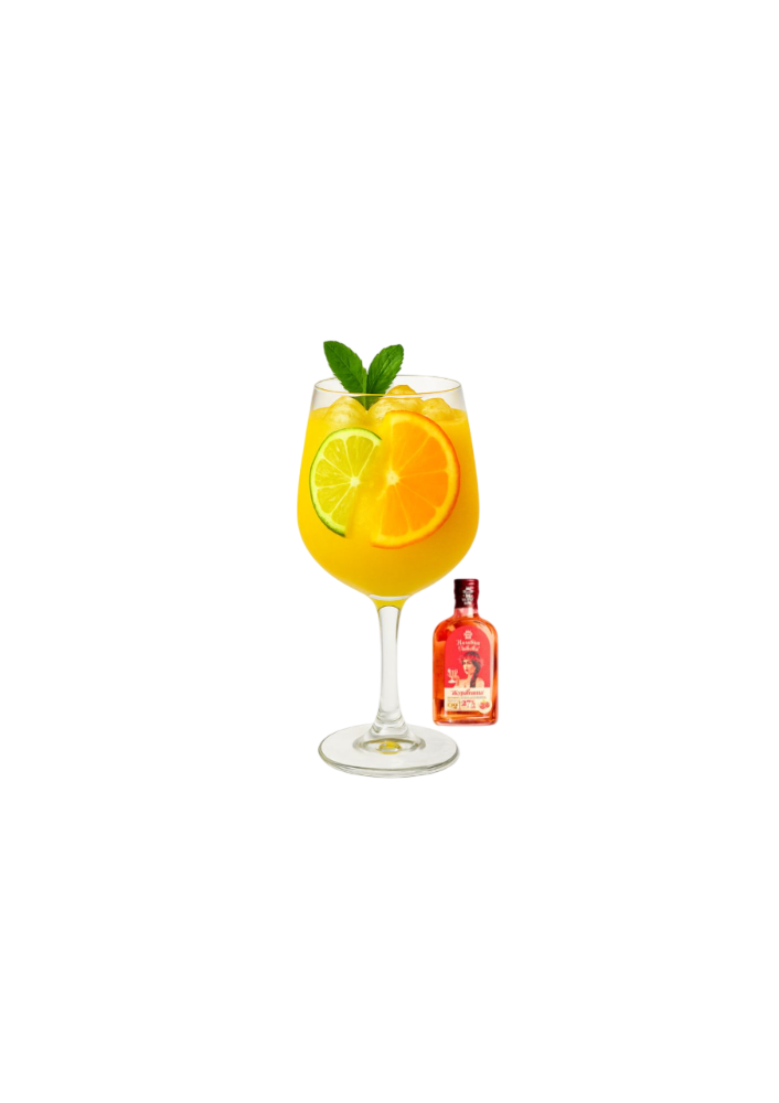 Лимонад із Журавлиновою Наливкою/Limonada con licor de arándano rojo