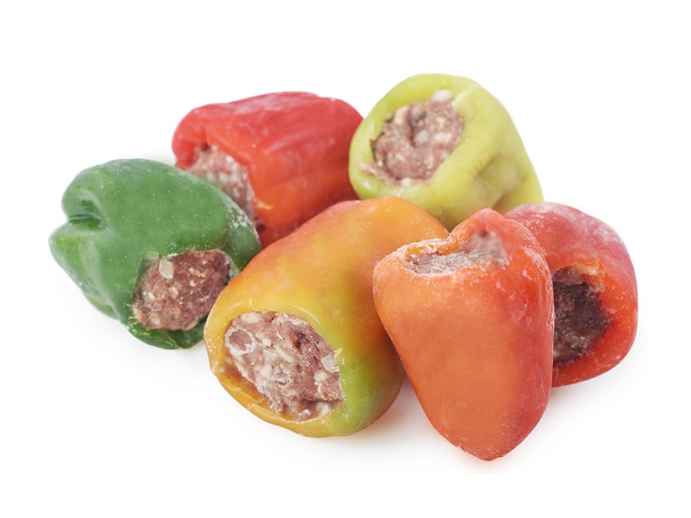 Перці фаршировані Н/Ф 100 грам/Pimientos rellenos crudos 100 g