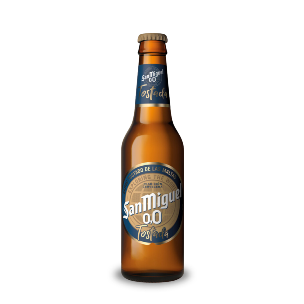 Cerveza San Miguel TOSTADA 0.0% 330G