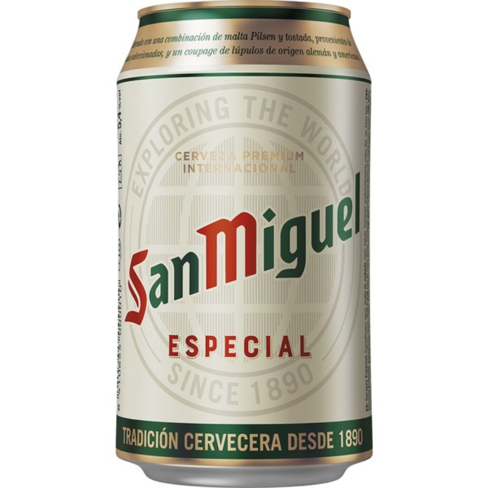 Пиво San Miguel especial 330 мл/Cerveza rubia especial lata 33 cl
