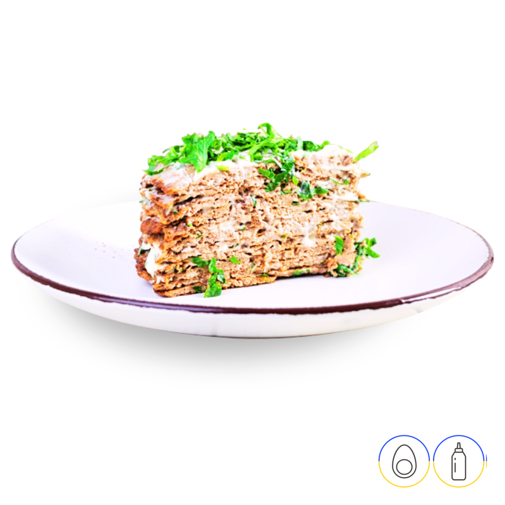 Печінковий торт 100 грам/Pastel de hígado de pollo 100 gr