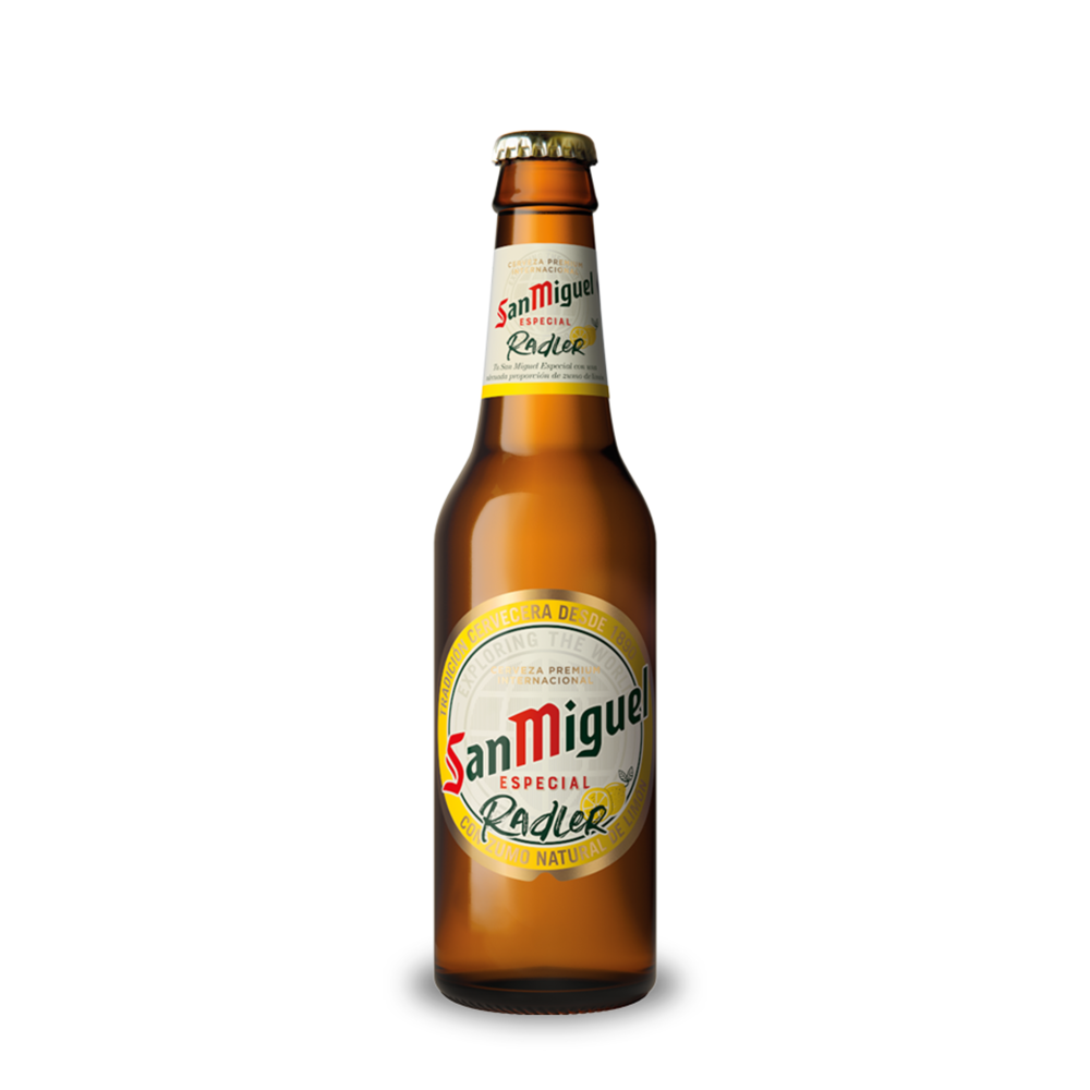 Cerveza San Miguel Radler con limón 330G