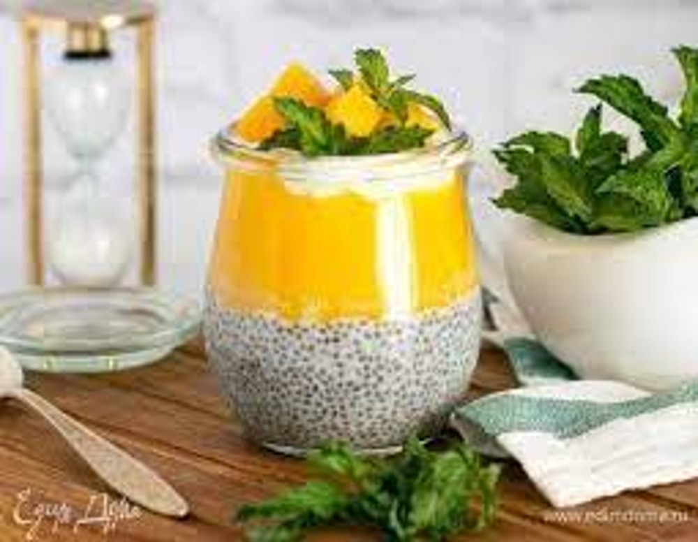 Чіа пудинг з чорницею 100 грм