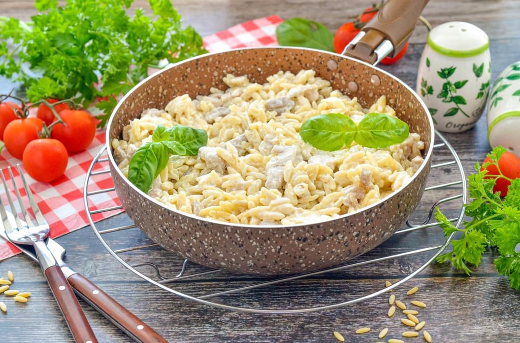 Паста Орзо з куркою 250