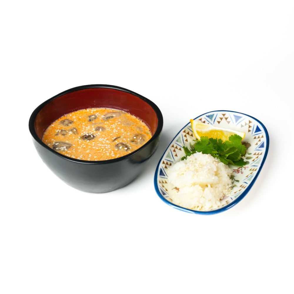 Tom Yum with Salmon