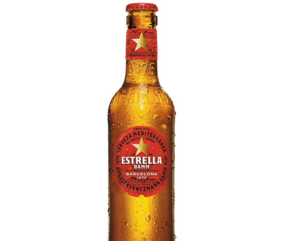 Estrella Damm Beer - Estrella ლუდი, 0.33l
