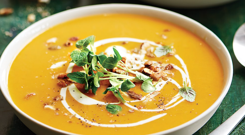 Pumpkin and carrot cream soup-გოგრის და სტაფილოს კრემ სუპი