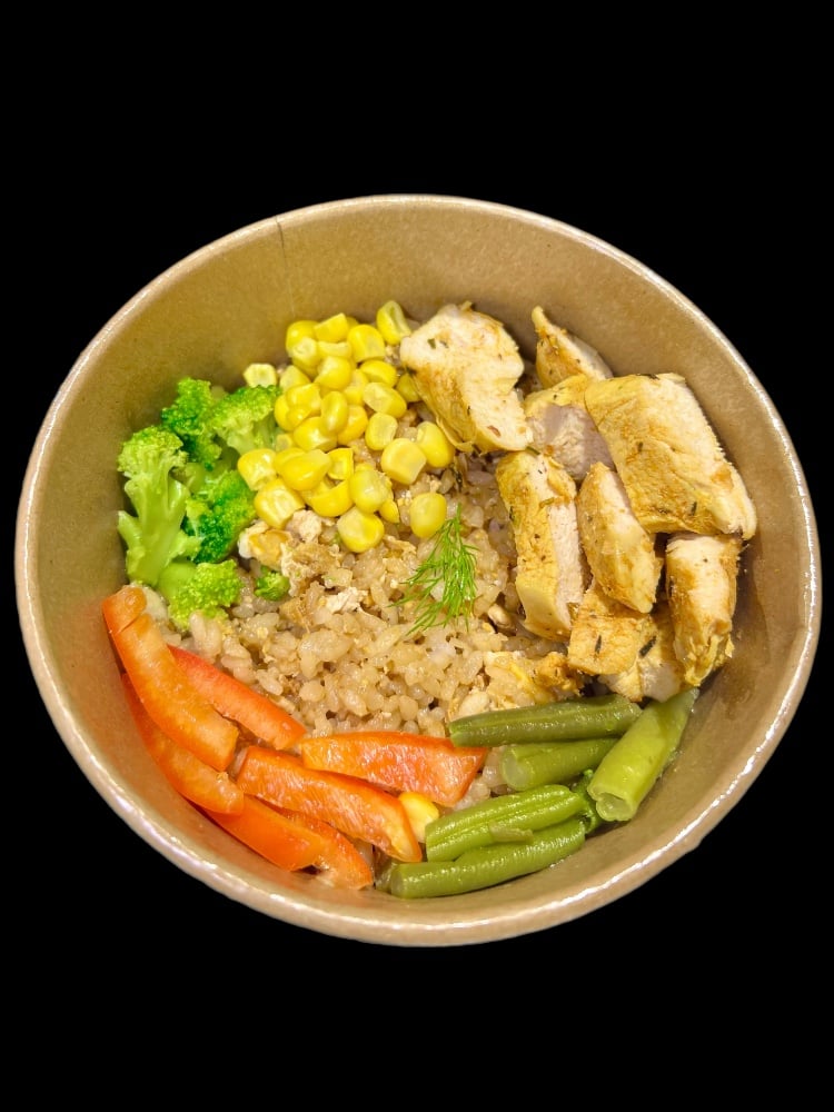 Рис з яйцем та куркою (270 г)