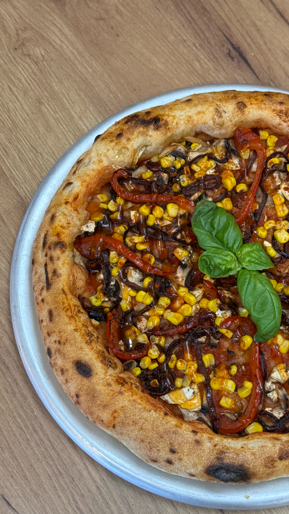 Вегетеріанська з карамелізованим перцем та грибами