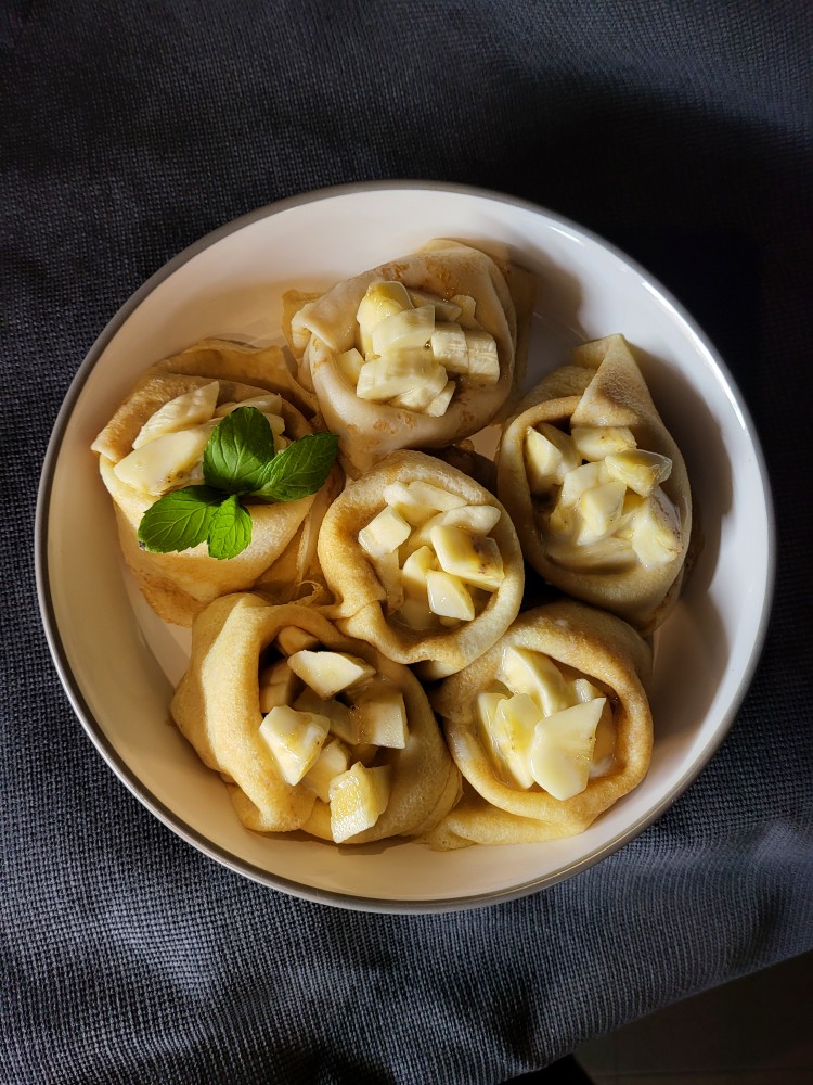 Млинці з бананом