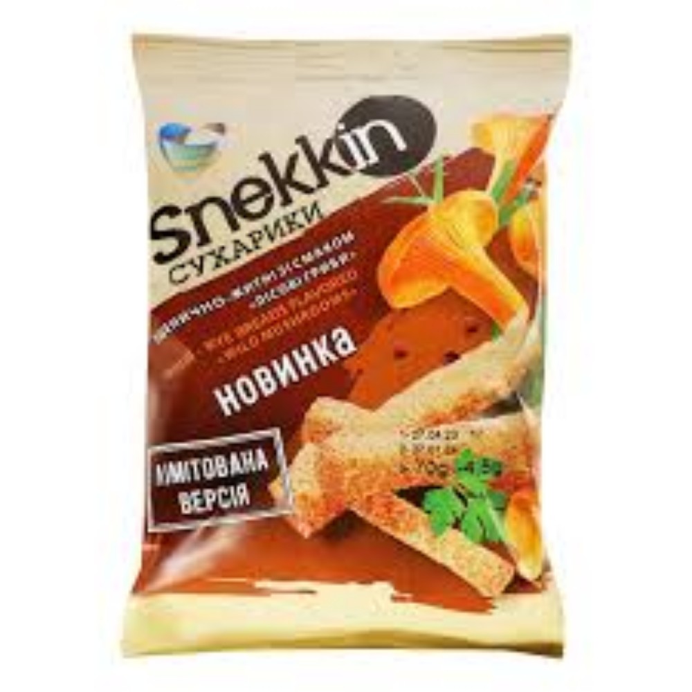 Snekkin сухарики Лісові Гриби