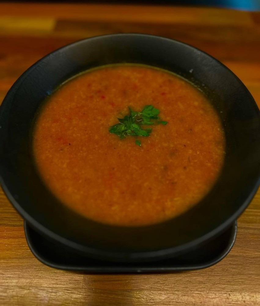სუპ ხარჩო/beef & tomato spicy soup 