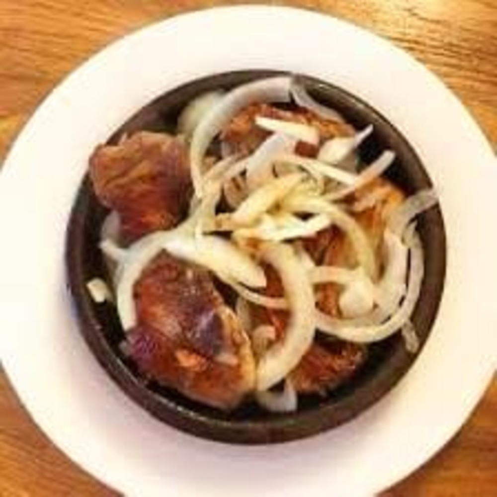 ღორის მწვადი/pork barbecue