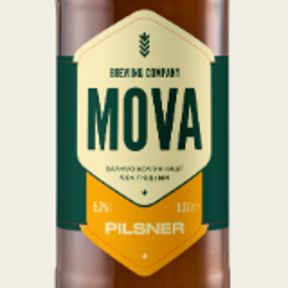 Пиво Pilsner MOVA бут.0,33 л