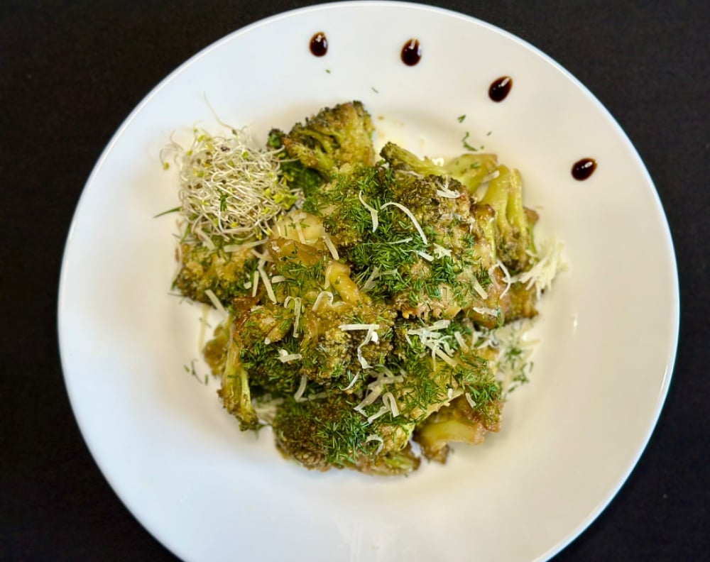 Броколі з зеленим маслом і кунжутом 1 кг