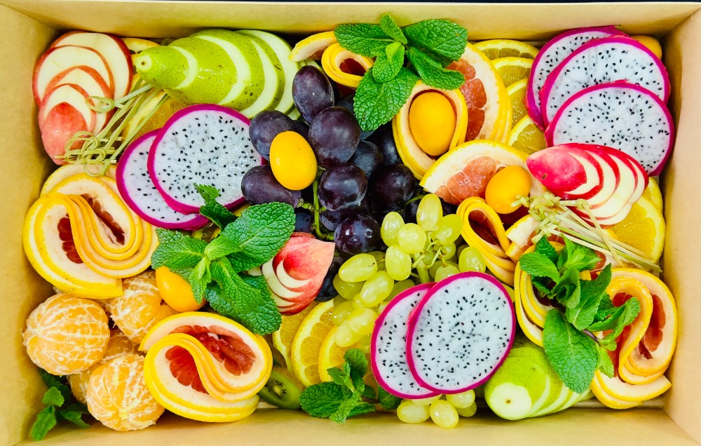 Бокс Сезонні та екзотичні фрукти (3500 грам)