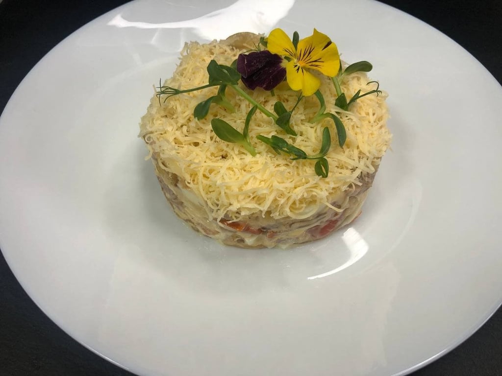 Салат з язиком та болгарським перцем 300гр