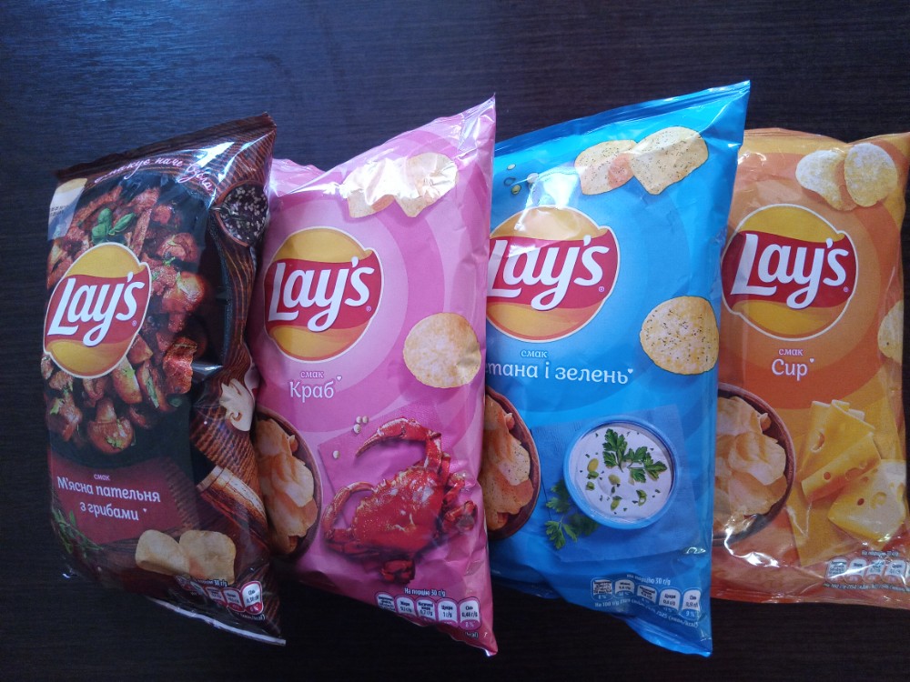 Чіпси Lay's 60г в асортименті