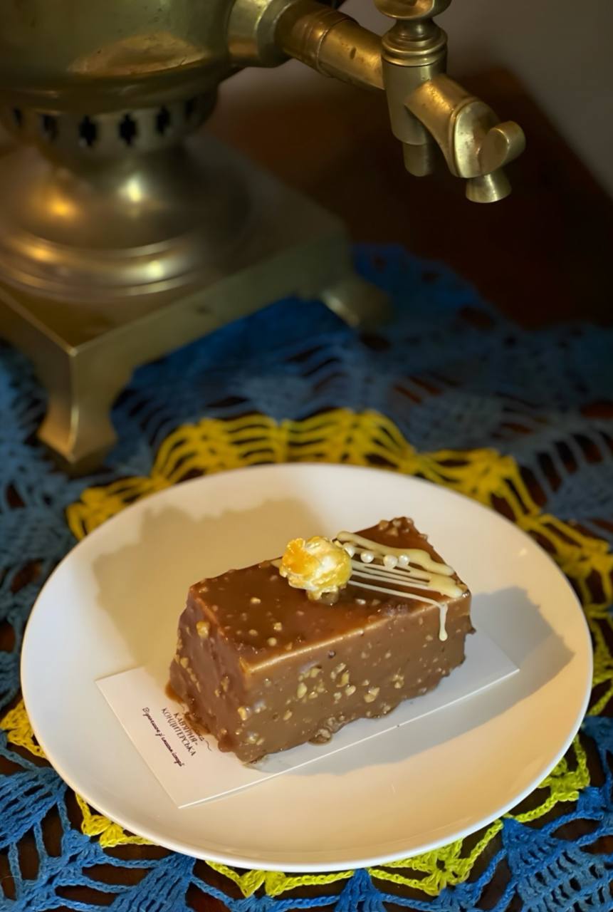 Брауні з карамеллю