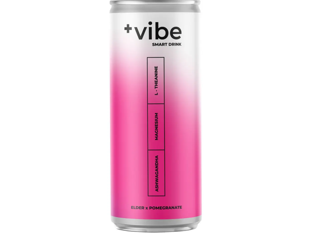 Лимонад Underwood CBD: +Vibe Elder X Pomergranate, ABV 0%, 0.33л