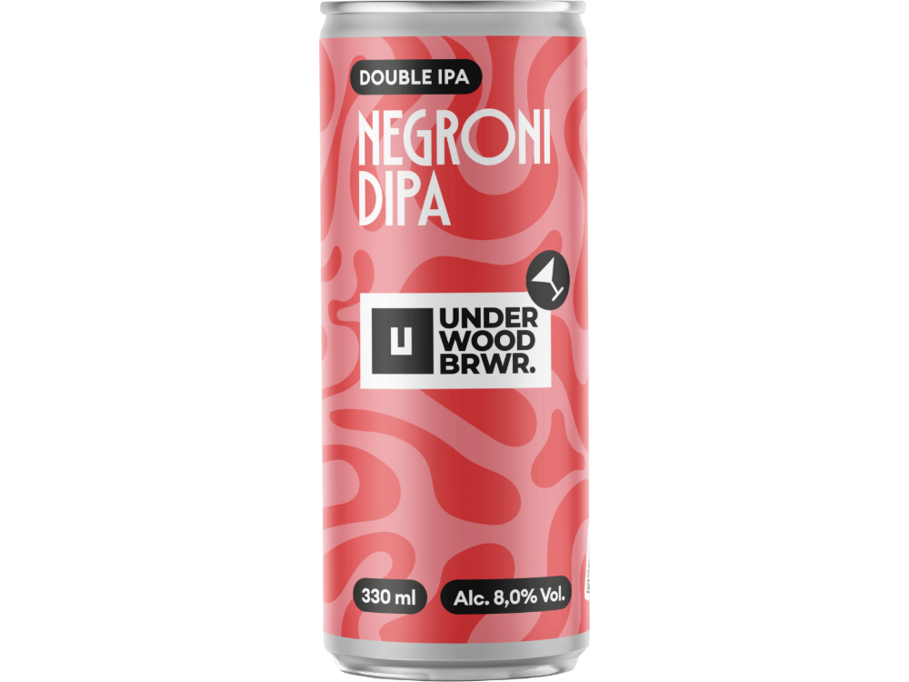 Пиво Underwood Negroni DIPA, ABV 8%, 0.33л