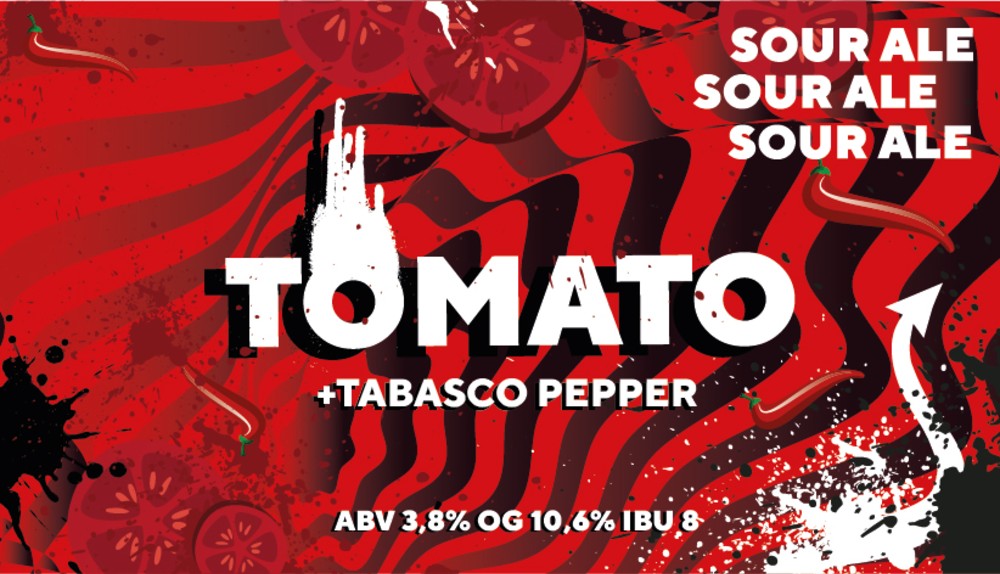 Пиво Red Cat Tomato Tabasco Sour ABV 4.5% 0,33