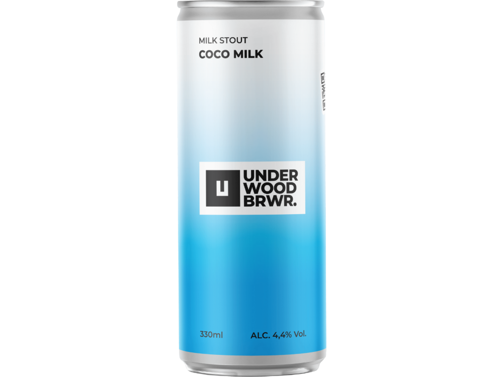 Пиво Underwood Coco Milk Stout, ABV 4.4%, 0.33 л