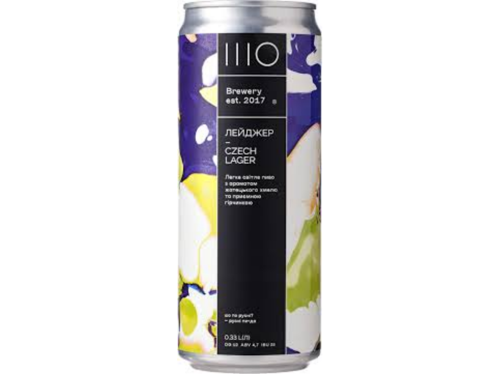 Пиво ШО Лейджер Lager, ABV 4.5%, 0,33 шт.