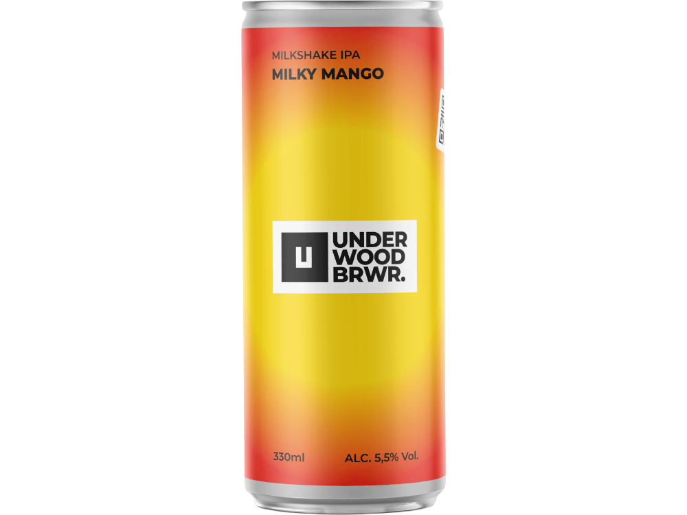 Пиво Underwood Milky Mango MIPA, ABV 5.5%, 0.33 л