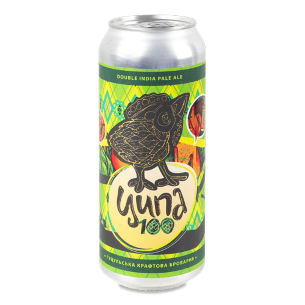 Пиво Ципа 100 DIPA, ABV 7.8%, 0.5л