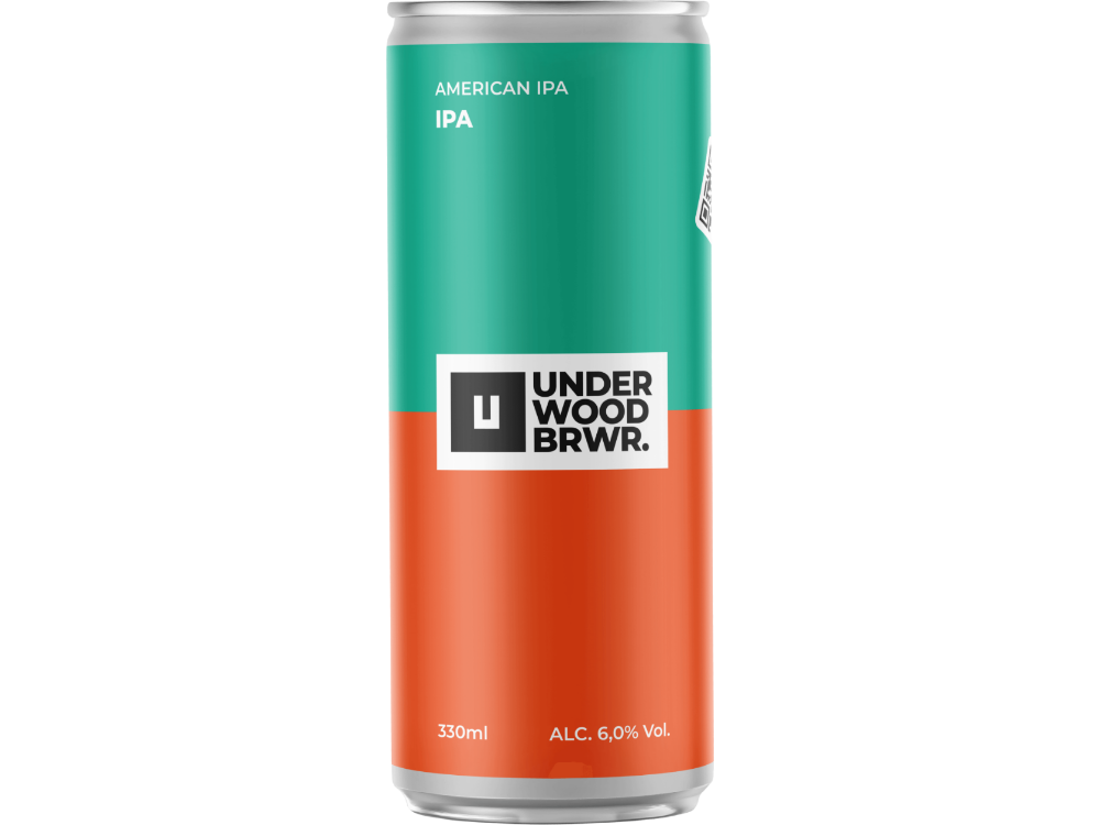 Пиво Underwood IPA, ABV 6%,0.33 л