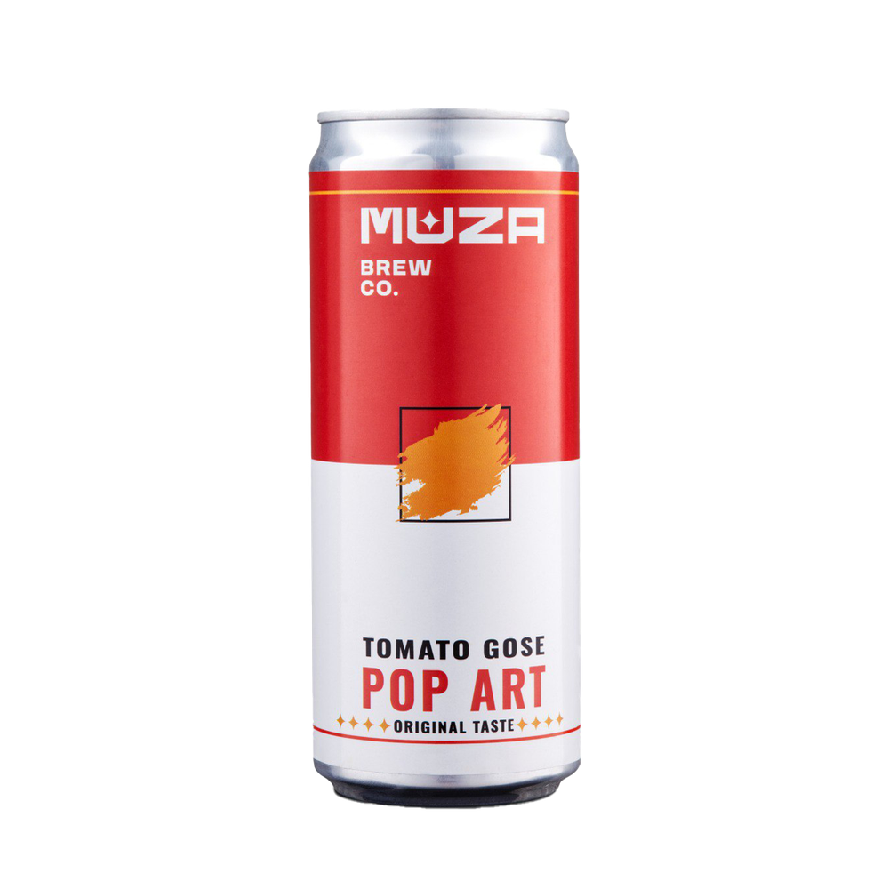 Пиво Muza Pop Art Original Tomato Sour, ABV 5%, 0.33 л