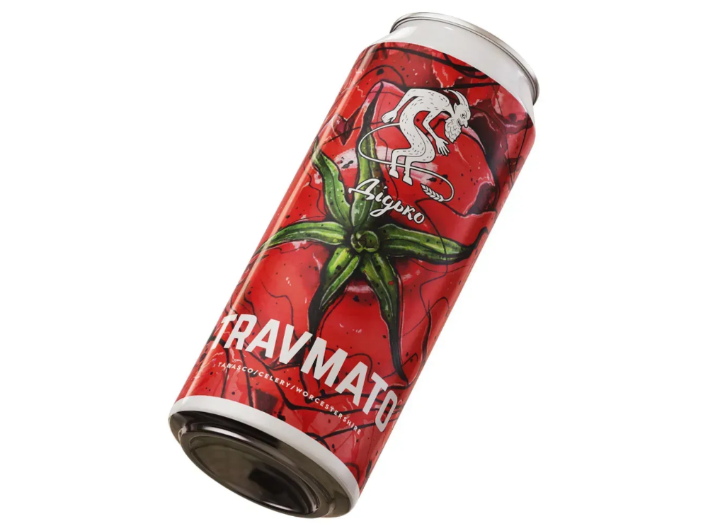 Пиво Дідько Travmato Tomato, ABV 3.1%, 0.5л