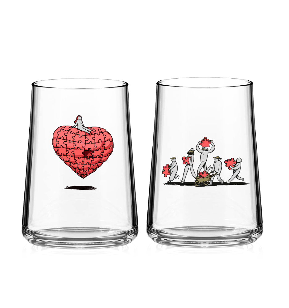 Келих Varvar Puzzle Heart