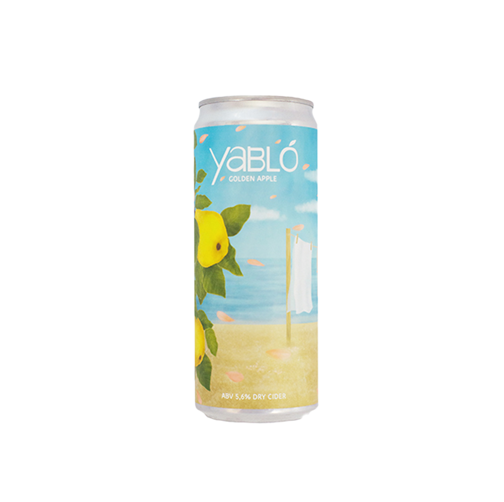 Сидр Yablo Golden Apple, ABV 5.6%, 0.33 л