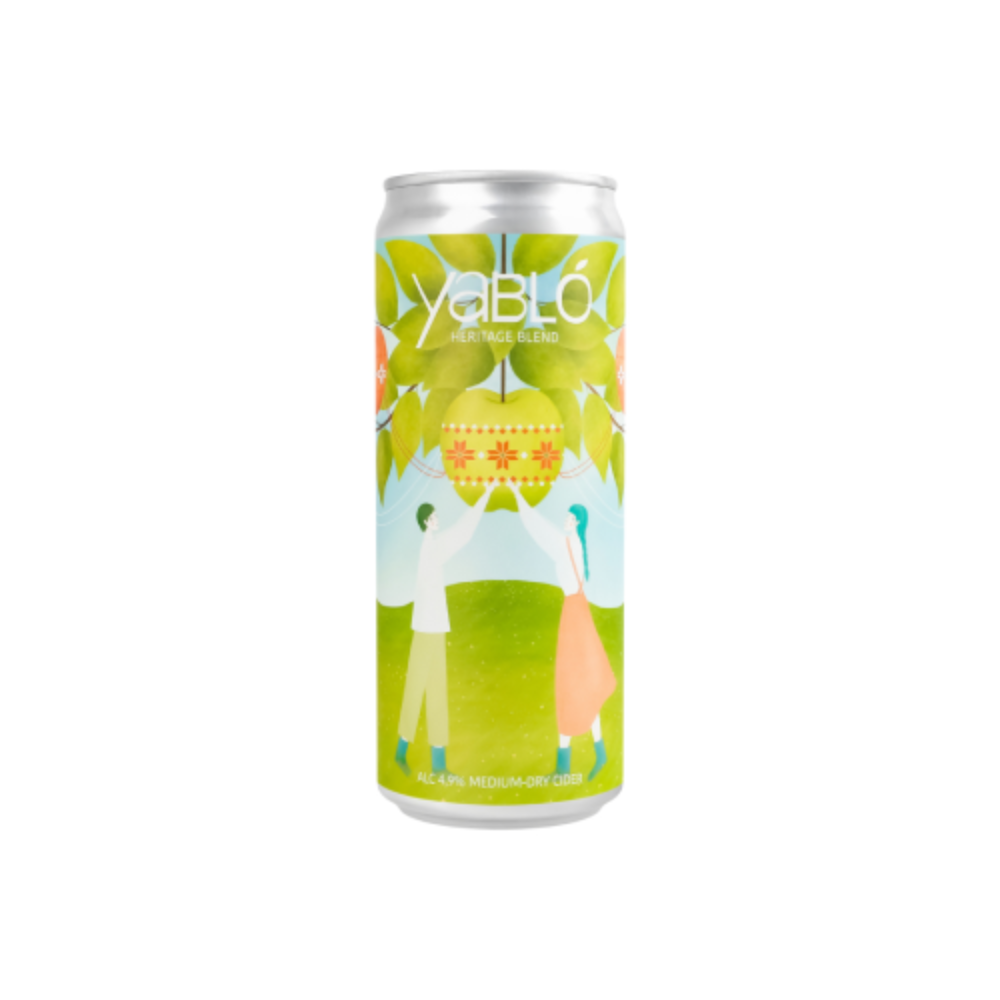 Сидр Yablo Heritage Blend Cider, ABV 3.9%, 0.33 л
