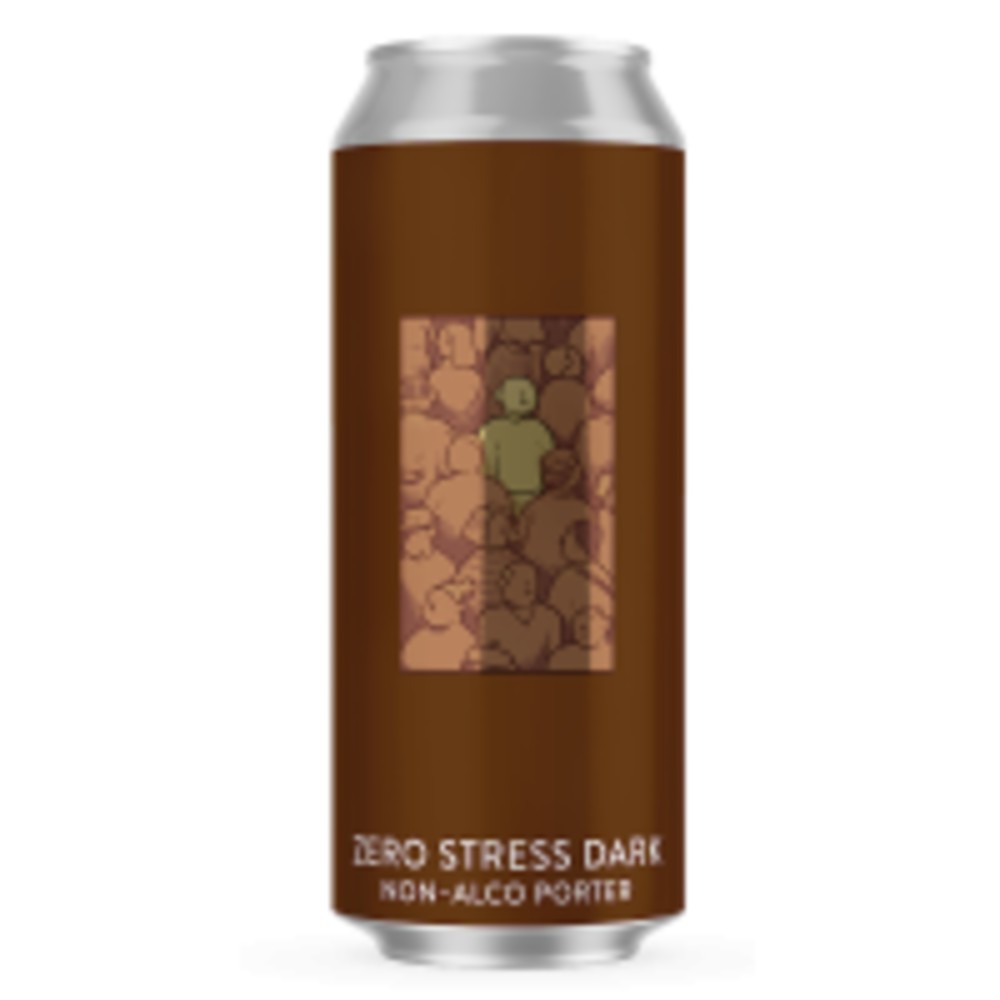 Пиво Varvar Zero Stress Dark. ABV 0.5 % 0.33 л