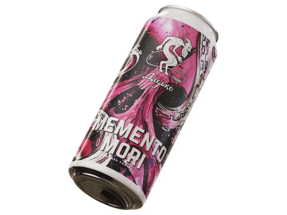 Пиво Дідько Memento Mori Porter, ABV 6.9%, 0.5л