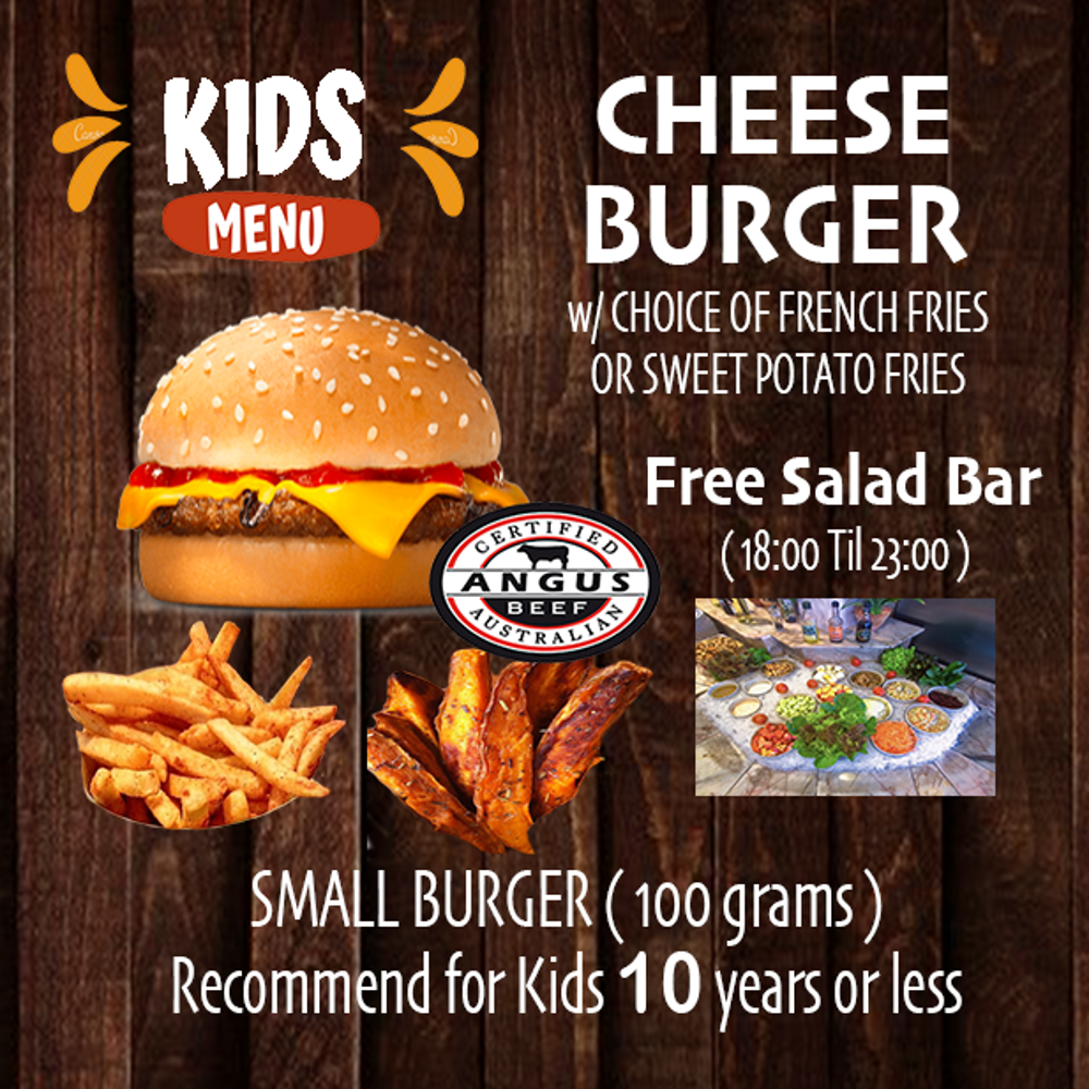 Kids Cheese Burger