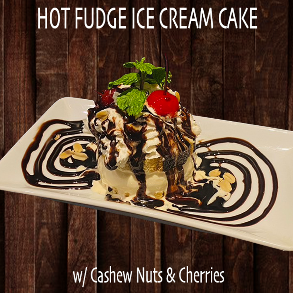Hot Fudge Ice Cream Cake