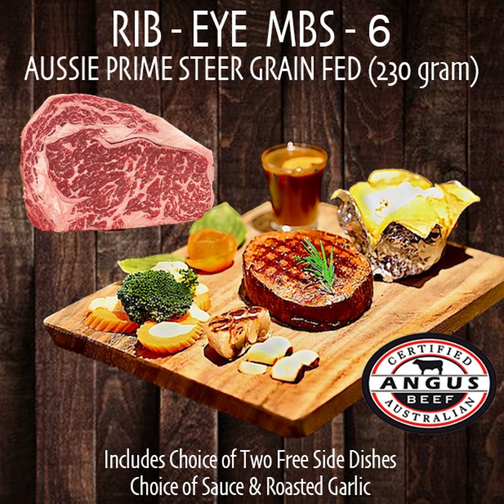 Rib-Eye Steak Angus MBS 6 (200 gram)