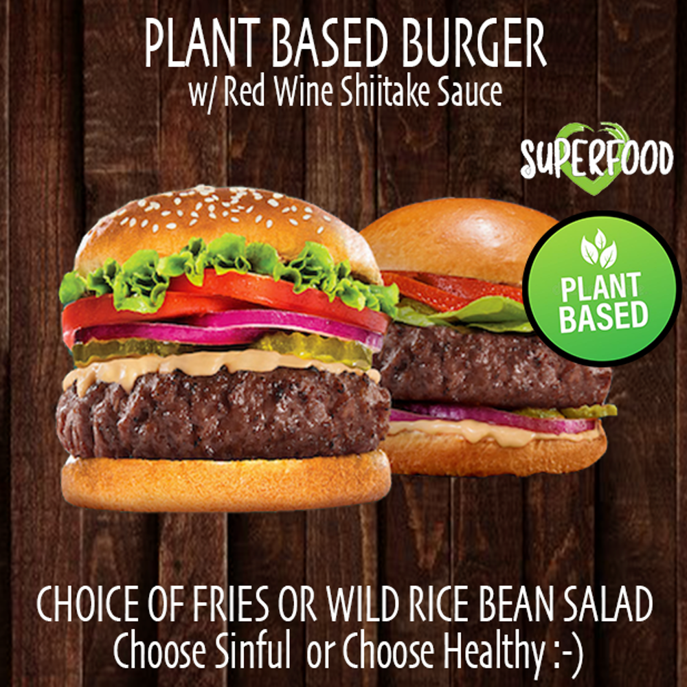 Plant Based Beef Burger